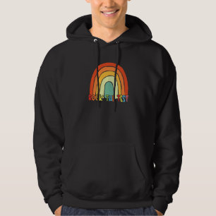 Rock The Test Teacher Test Day Testing Day  Teache Hoodie
