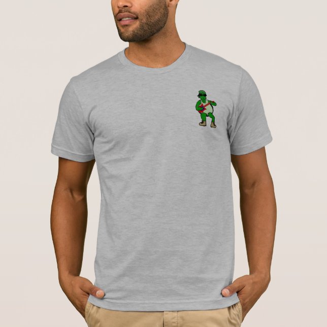 Rock the Turtle T-Shirt (pocket design) (Front)