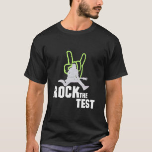 Rock theest Shake the test and play rock music fun T-Shirt