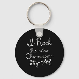 Rock This Extra Chromosome Down Syndrome Awareness Keychain