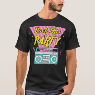Rock This Party Bridesmaids 90s Theme Bachelorette T-Shirt