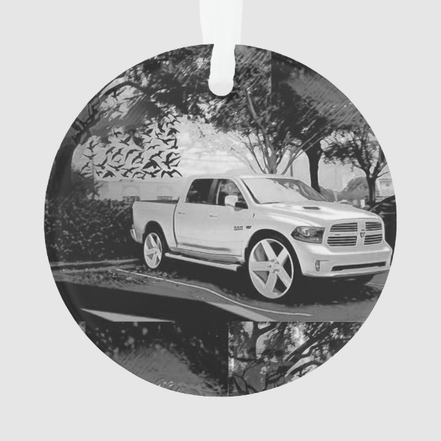 ROCK TRUCK TIME ORNAMENT (Back)