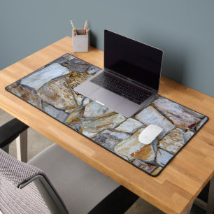 Rock Wall Realistic Texture Rockhound Photography Desk Mat