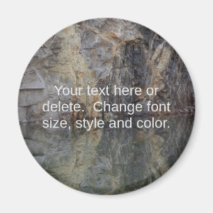 Rock Wall Reflections #3 Nature Personalized Magnet