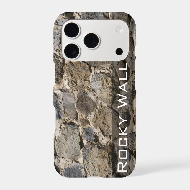 Rock Wall Texture Abstract Photograph Custom (Back)