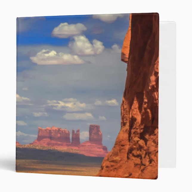 Rock window to Monument Valley, AZ Binder (Front/Inside)