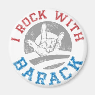 Rock with Barack Magnet