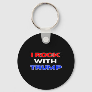 Rock With Trump  Keychain