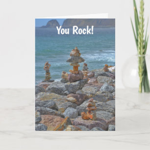 Rock You Rock Beach Fun Carte Anniversaire
