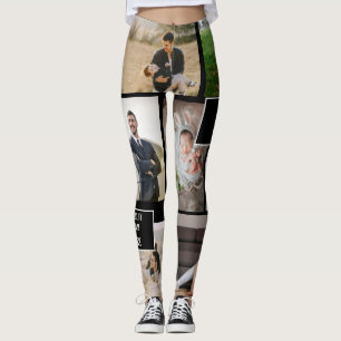 Rock Your Story: Custom 9-Photo Collage Leggings