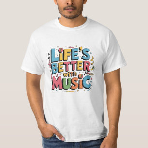 Rock Your Style with Music Graphics T-Shirt