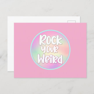 Rock Your Weird Postcard