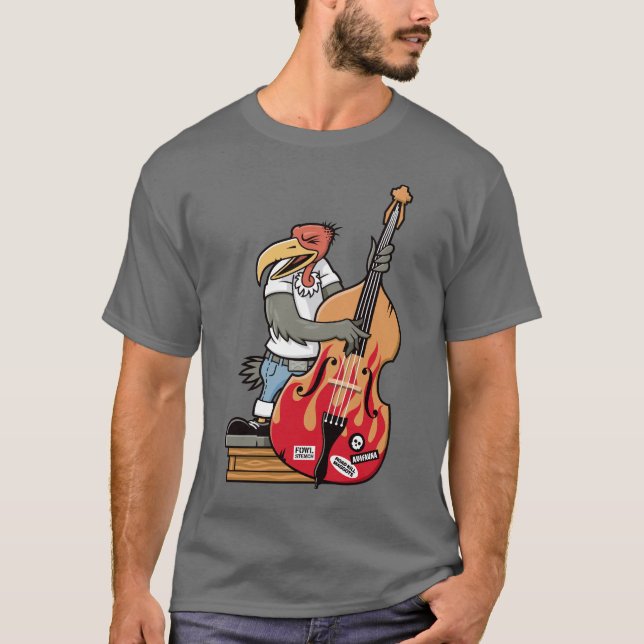Rockabilly Bird T-Shirt (Front)