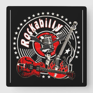rockabilly clock