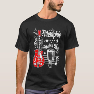 Rockabilly Clothes Memphis 1950s Sock Hop Party Gu T-Shirt