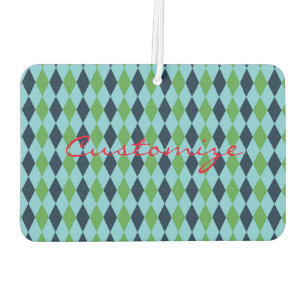 rockabilly diamond plaid Thunder_Cove Air Freshener