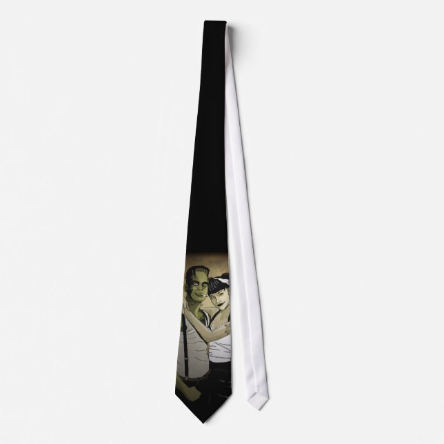 Rockabilly Frank and Bride Tie (Front)