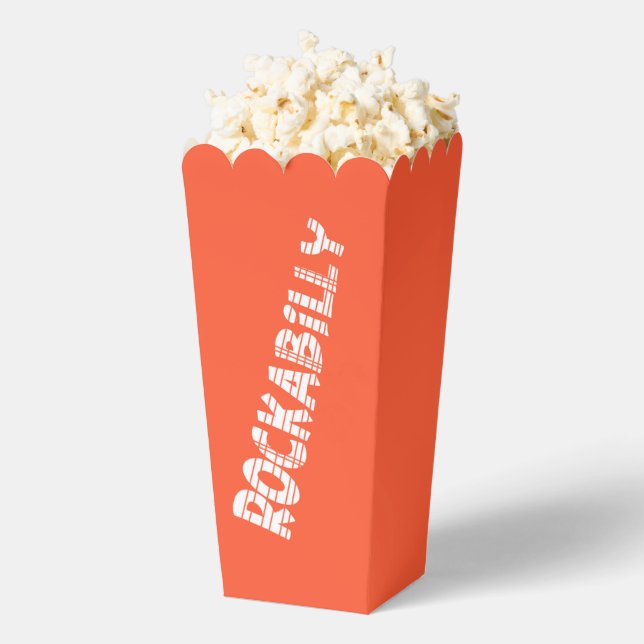 RockABilly orange popcorn boxes (Popped)