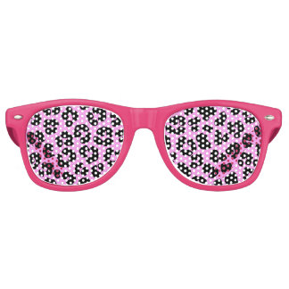 Rockabilly Pink Leopard Print Retro Retro Sunglasses