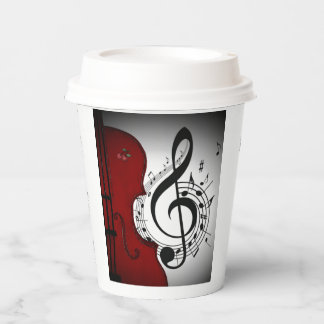 ROCKABILLY RETRO MUSIC LOVER PAPER PARTY CUPS