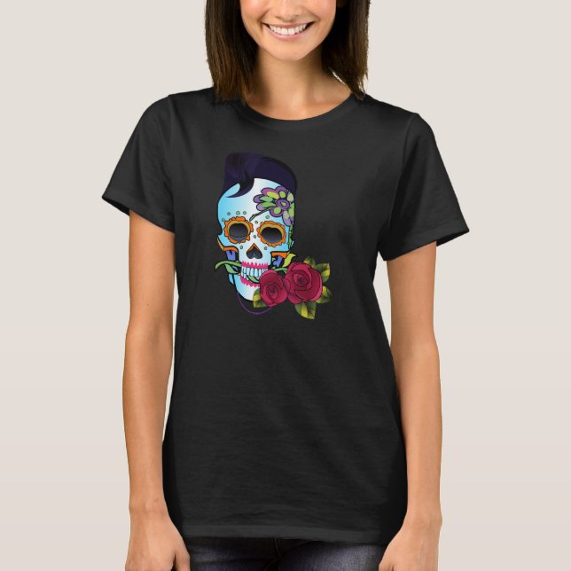 Rockabilly Skull T-Shirt (Front)