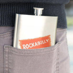 RockaBilly stainless steel flask
