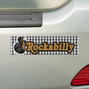 Rockabilly style bumper sticker