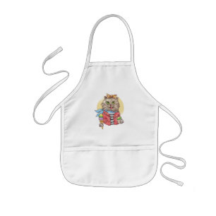 Rockabilly-Style Cat Kids Apron