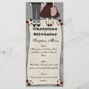 Rockabilly Wedding, menu and program