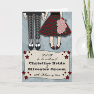 Rockabilly Wedding, RSVP Invitation