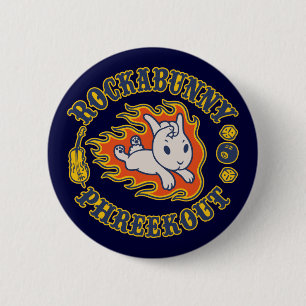 Rockabunny Phreekout 2 Inch Round Button
