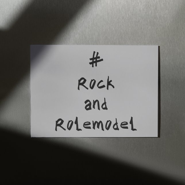 #RockandRolemodel - Black. Card (Creator Uploaded)