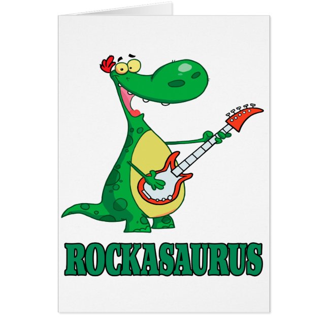 rockasaurus rock n roll dino dinosaur.ai (Front)