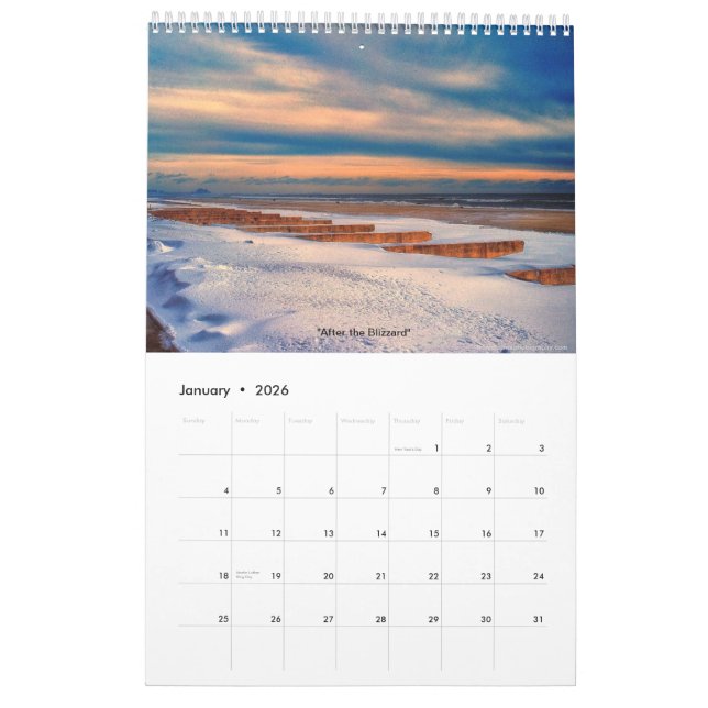Rockaway Beach - A Year in Pictures Calendar (Jan 2026)