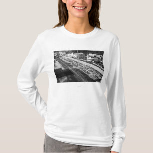 Rockaway, Oregon Beach and Main Street Photograp T-Shirt