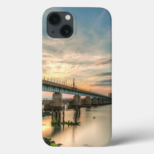 Rockaway Train Bridge Case-Mate iPhone Case (Back)