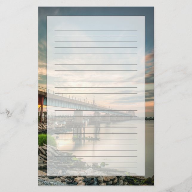 Rockaway Train Bridge Stationery (Front)