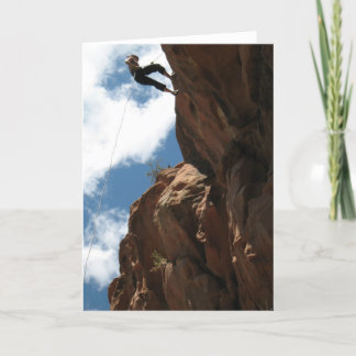 Rockclimb Greeting Card