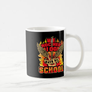 Rocked 100 Days Of School Music 100 Days Of School Coffee Mug