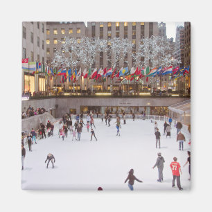 Rockefeller Center Skating Rink Magnet