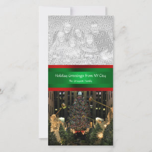 Rockefeller Centre Christmas Tree, Your Photo Holiday Card