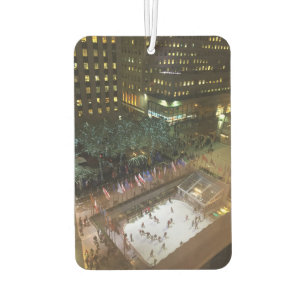 Rockefeller Centre Ice Skating Christmas Tree NYC Air Freshener