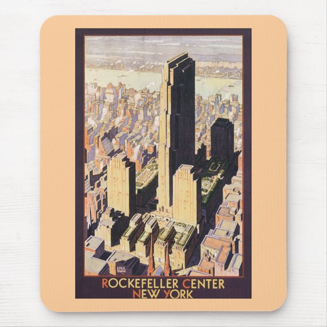 Rockefeller Centre New York Mouse Pad (Front)