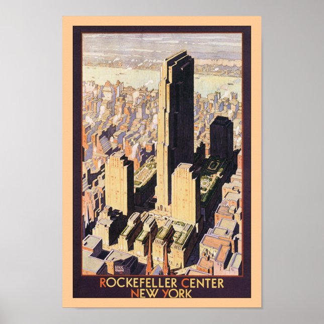 Rockefeller Centre New York Poster (Front)