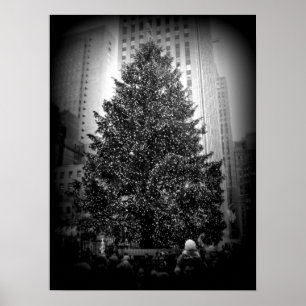 Rockefeller Christmas Tree Poster