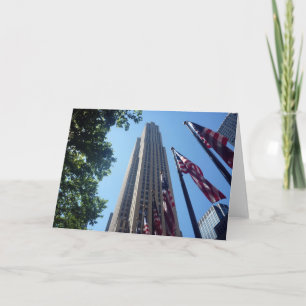 rockefeller flags card