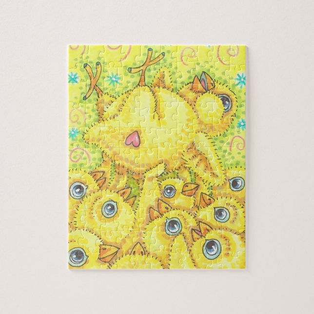 ROCKER BABY CHICY, SPRING MOSH PIT PUZZLE (Vertical)