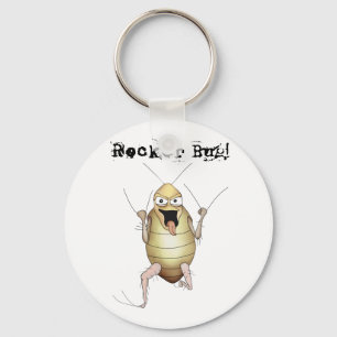 Rocker Bug Roach Keychain