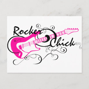 Rocker Chick Postcard