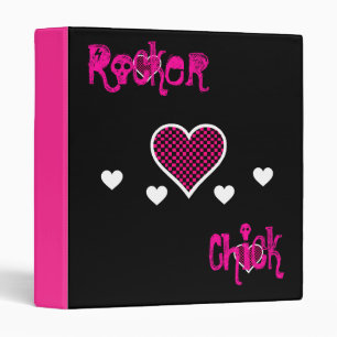 Rocker Chick School Binder